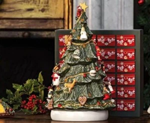 VILLEROY & BOCH Christmas Toys Memory Advent Calendar 3D Tree w/Ornaments LAST! - Picture 1 of 6