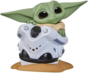 Star Wars Mandalorian Bounty Collection Figur Welle 2 Helm Reiten Grogu Kind - Bild 1 von 2