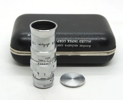 Rare Elitar Soligor 1+ 1/2" F1.9 D-Mount Cine Movie 8 mm Lens - Image 1 of 4