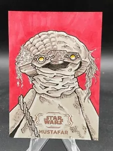 2024 Topps Star Wars Hyperspace Limuel Pinzon 1/1 Sketch Card - Bild 1 von 2
