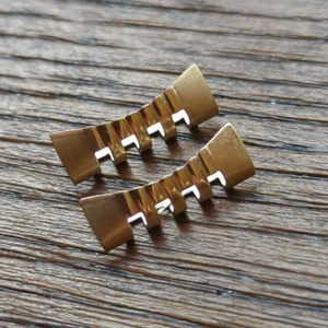 Omega Seamaster Beads of Rice 513 Gold Plated 18mm Endlinks, Used VGC (WJ20) - Picture 1 of 4