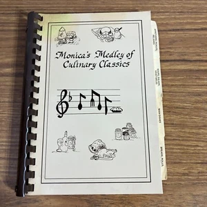VTG Local Cookbook St Monica's Catholic Church Indianapolis Indiana Comb - Imagen 1 de 10