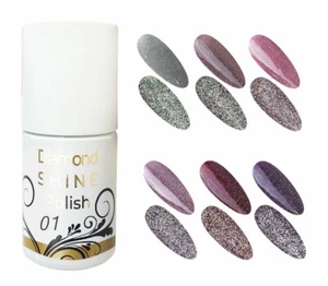 Diamond Shine Gelpolish UV/LED Nagellack Mega Glitzereffekt 10ml - Bild 1 von 8