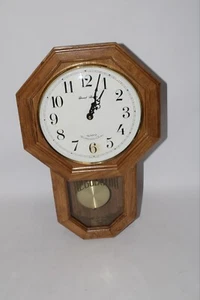Westland Regulator Vintage School House Clock Westminster chime Works Needs TLC - Picture 1 of 15