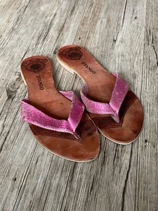 Zehentrenner FlipFlops, Marke Tango, pink, Gr. 40, getragen - Bild 1 von 9