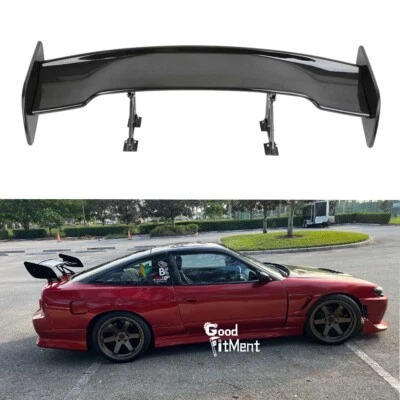GT Style Car 46" Rear Trunk Spoiler Wing Matte Black For Nissan 240sx 1989-1994 Foto 1 de 4