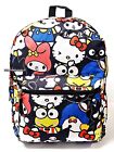 Sanrio Hello Kitty Large 16" Backpack Melody Kuromi Keroppi Carry All Travel Bag