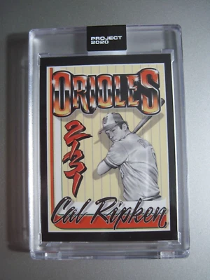2020 TOPPS PROJECT 2020 CAL RIPKEN JR. #349 - Image 1 of 3