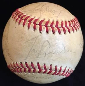 1979 L A Dodgers Signed Feeney Baseball 17 Signatures with Lasorda PSA/DNA LOA - Picture 1 of 8