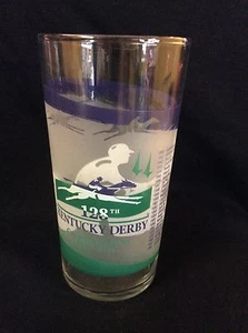 2002 KENTUCKY DERBY GLASS - Picture 1 of 2