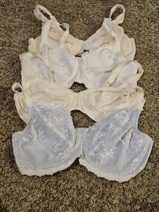 Playtex Secrets Olga Vanity Fair Damen Vintage BH 4 Stück Paket Größe 38D - Bild 1 von 11