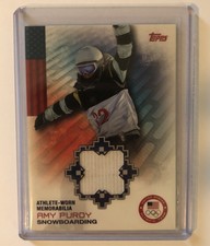 2014 Topps US Olympic & Paralympic Team and Hopefuls Relics Amy Purdy #OR-AP