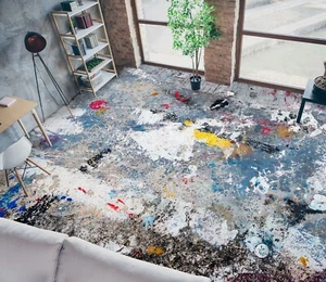 3D Painted Graffiti I3654 Floor WallPaper Murals Wall Print Decal AJ Coco 2024 - Picture 1 of 5