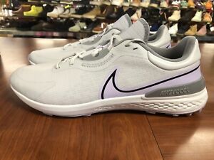 Nike React Infinity Pro 2 Spikeless Golf Shoes Grey DJ5593-005 Men's Size 15 NEW