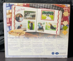 NEW Creative Memories Cottage Grove Printed Photo Mounting Paper 12 Sheets - Picture 1 of 3