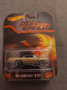Hot Wheels Retro Entertainment '67 PONTIAC GTO Need for Speed 1/64 - Picture 1 of 5
