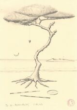 Dimitris C. Milionis "TREE WITH HEART TALISMAN" Graphite Pencil Drawing 2008