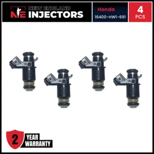 OEM Honda Aquatrax Keihin 16400-HW1-691 Fuel Injector Set of 4 F12 F12X R12 R12X - Picture 1 of 4