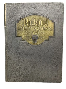 1926 Rockford High School Yearbook Signatures Illinois Library Annual Ancestors - Picture 1 of 22