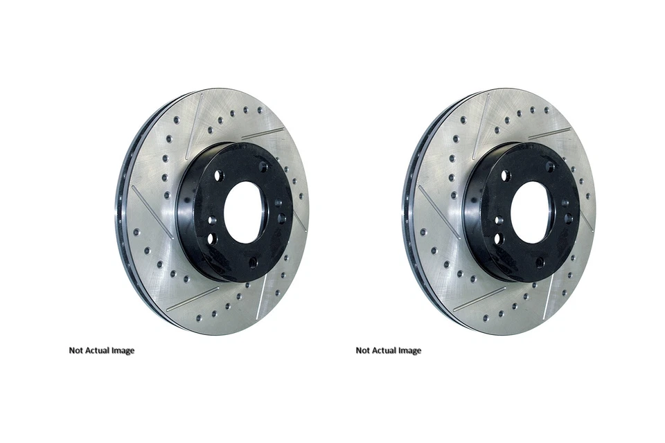 Par de rotores de freno de disco Stoptech trasero para Volvo XC90 2016-2021 (47147) Foto 1 de 2