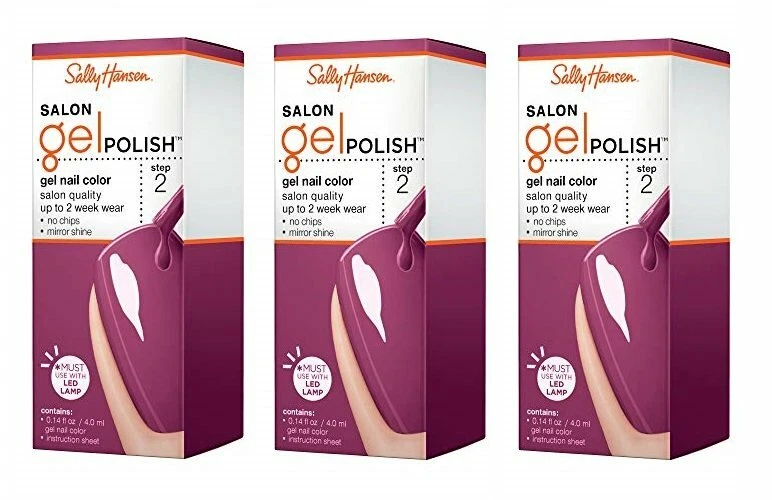 (Pack 3) Esmalte en Gel Sally Hansen Salón Paso 2 Gel Color de Uñas TÚ ELIGES Foto 1 de 1