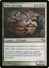 Wilt-Leaf Liege Shadowmoor NM White Green Rare MAGIC GATHERING CARD ABUGames