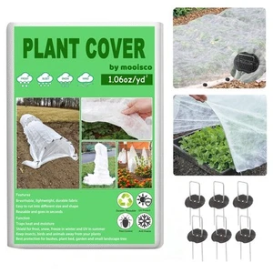10×30ft Plant Cover Freeze Protection,1.06 oz/yd² Reusable Frost Blanket for ... - Picture 1 of 7