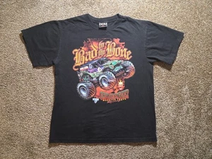 VINTAGE Y2K Gravedigger SHIRT BAD TO THE BONE KIDS SIZE XL 2003 MONSTER JAM - Bild 1 von 9