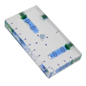 Burbuja de nivel magnético bidireccional con carcasa transparente y base magnética - Imagen 1 de 12