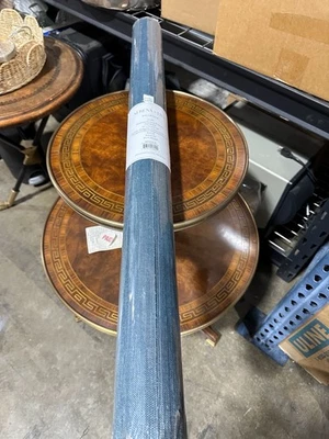 NUEVO Revestimiento de pared de tela de hierba maciza Serena & Lily - azul Amalfi Foto 1 de 2