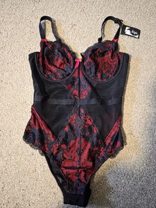 Pour Moi Underwired Bodysuit Bra 2X. New rr45£ .Non-Padded. Size 36DD/34DD - Picture 1 of 8