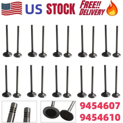 20x Engine Intake & Exhaust Valves 9454607 9454610 for Volvo S40 S60 S70 S80 V60 Foto 1 de 4