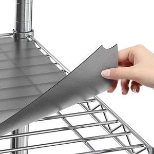 Fodere per mensole Sterling per sistema di scaffali a filo - Set di 5-14 x 30 pollici plastica grigio - Foto 1 di 7