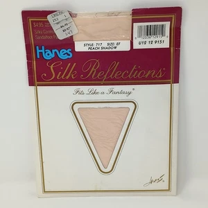 Pantimedias Hanes Silk Reflections DE COLECCIÓN SOMBRA MELOCOTÓN Talla EF Estilo 717 EE. UU. - Imagen 1 de 7