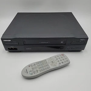 Toshiba Video Cassette Recorder M-656 VCRPlus+ with Remote, Works Great - Picture 1 of 10