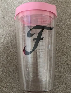 Tervis tumbler 16 oz Black F initial - Picture 1 of 7