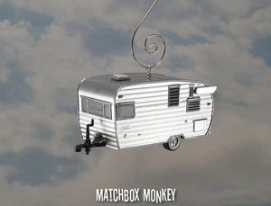 Vintage Style 15' Shasta Airflyte Camper Trailer Christmas Ornament Vacation RV - Picture 1 of 12