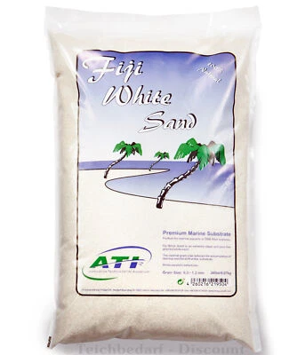 ATI Fiji White Sand hochreiner Bodengrund weiß Meerwasser Aquarien - S - 9,07 kg