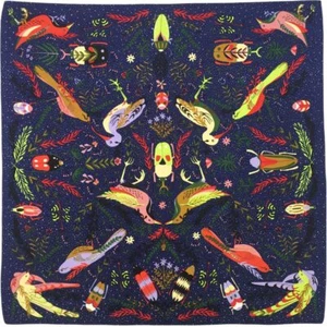 Satin 35" Head Scarf for Women Large Silk Hair Wrap for Sleeping - Picture 1 of 6