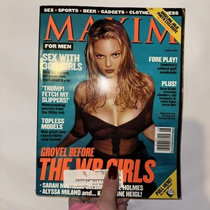 2000 JUNE MAXIM MAGAZINE - KATHERINE HEIGL COVER - B 3786 - Imagen 1 de 3