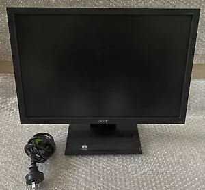 Acer V193W 19" LED LCD Monitor, Black P/N: ET.CV3WP.E04 - Picture 1 of 7