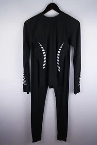 Helly Hansen Lifa Women Base Layer Track Suit Activewear Black size M UK12 - Picture 1 of 6