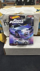 NIB 2017 NISSAN SKYLINE GT-R (BNR34) FAST & FURIOUS HOT WHEELS FAST IMPORTS #1/5 - Picture 1 of 3
