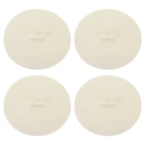 Silicone Cup Lids, 4Pcs Anti-Dust Tight Seal Silicone Mugs Cover (Cream White) - Picture 1 of 6