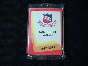 1990-91 SAN DIEGO GULLS PROCARDS INTERNATIONAL HOCKEY LEAGUE (IHL) TEAM SET SEAL - Picture 1 of 3