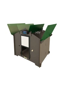 Hühnerstall für 3 / 4 Hühner MIT AUTOPORT chickenguard aus Laminatmaterial