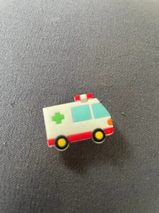 CARTOON AMBULANCE #2   croc shoe Charm B3/G1 Free  - Picture 1 of 1
