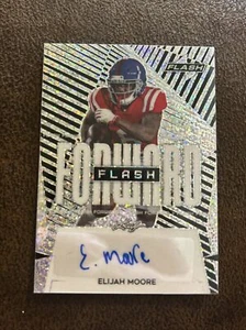 ELIJAH MOORE 2021 BLATTBLITZ VORWÄRTS ROOKIE AUTO #FF-EM2 RC - Cleveland Browns - Bild 1 von 5
