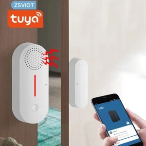 LOT Smart WiFi Door Window Sensor SoundSecurity Alarm Door Open Closed Detectors - Picture 1 of 30