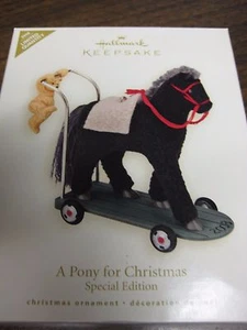 Hallmark 2008 UN PONY PER NATALE edizione speciale/ornamento ridipinto nuovo con scatola - Foto 1 di 3